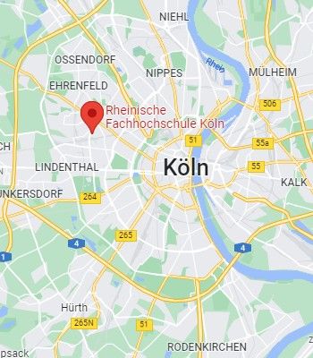 Lageplan Rheinische Akademie Köln